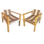 Pair of armchairs, "Farmer Chair", design Gerd Lange, design around 1967, Bofinger version, constru