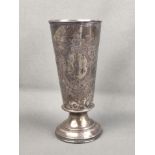 Cup/goblet, 84 Zolotniki, 875 silver, Russia, 169g, height 17cm