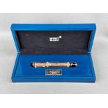 Montblanc fountain pen "Frederick II The Great", limited edition 2160/4810, piston fountain pen wit