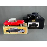 Two model cars, consisting of Opel Kadett 1936, KK Scale, in original packaging and Cadillac Sedan 