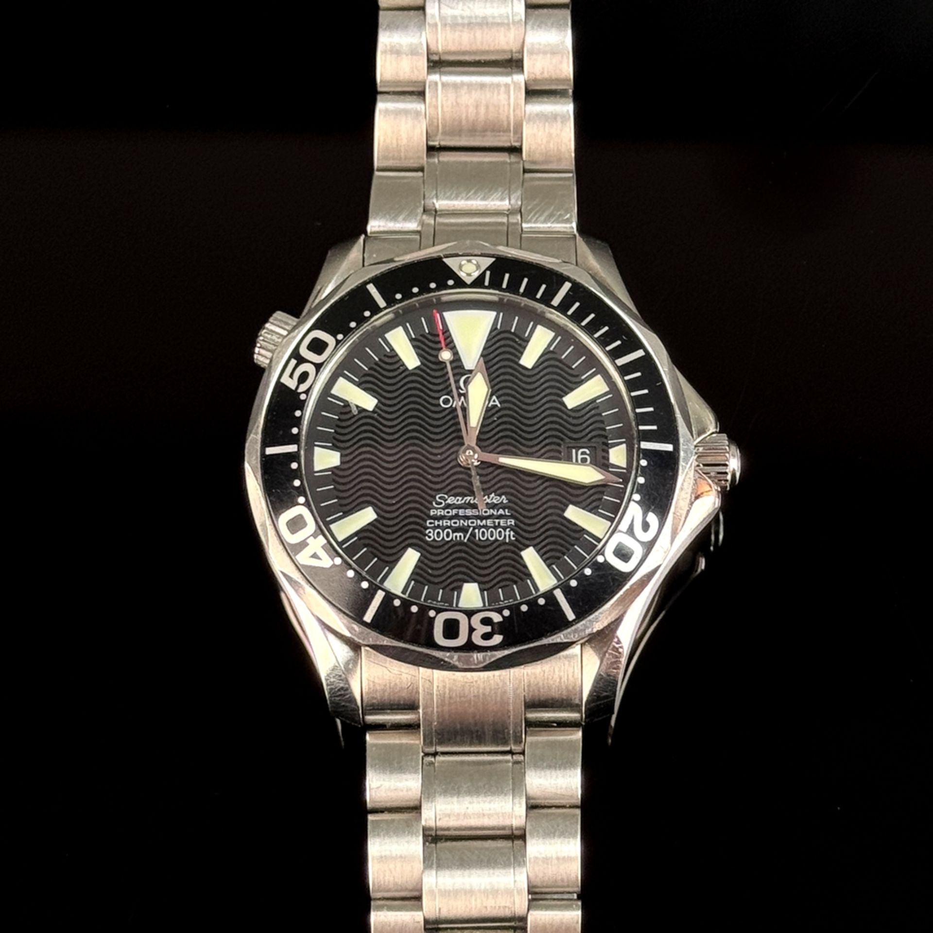 Omega Seamaster Professional Chronometer, Referenz 22545000, Schweiz, Automatik, läuft tadellos, Ka - Bild 2 aus 4