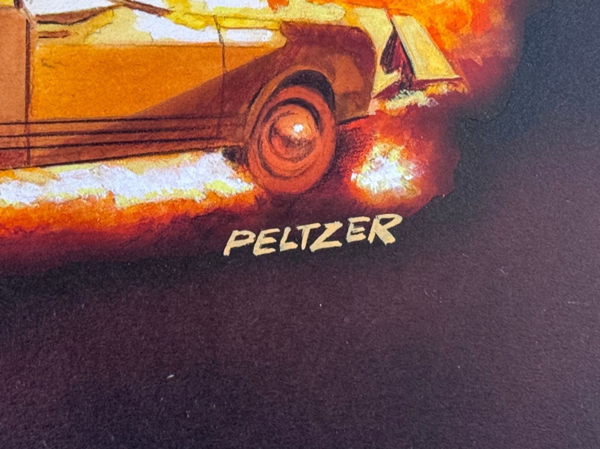 Peltzer, Lutz (1925 Mannheim - 2003) Vorlage für ein Filmplakat zum Film "Title Shot - Der Killer l - Bild 2 aus 2
