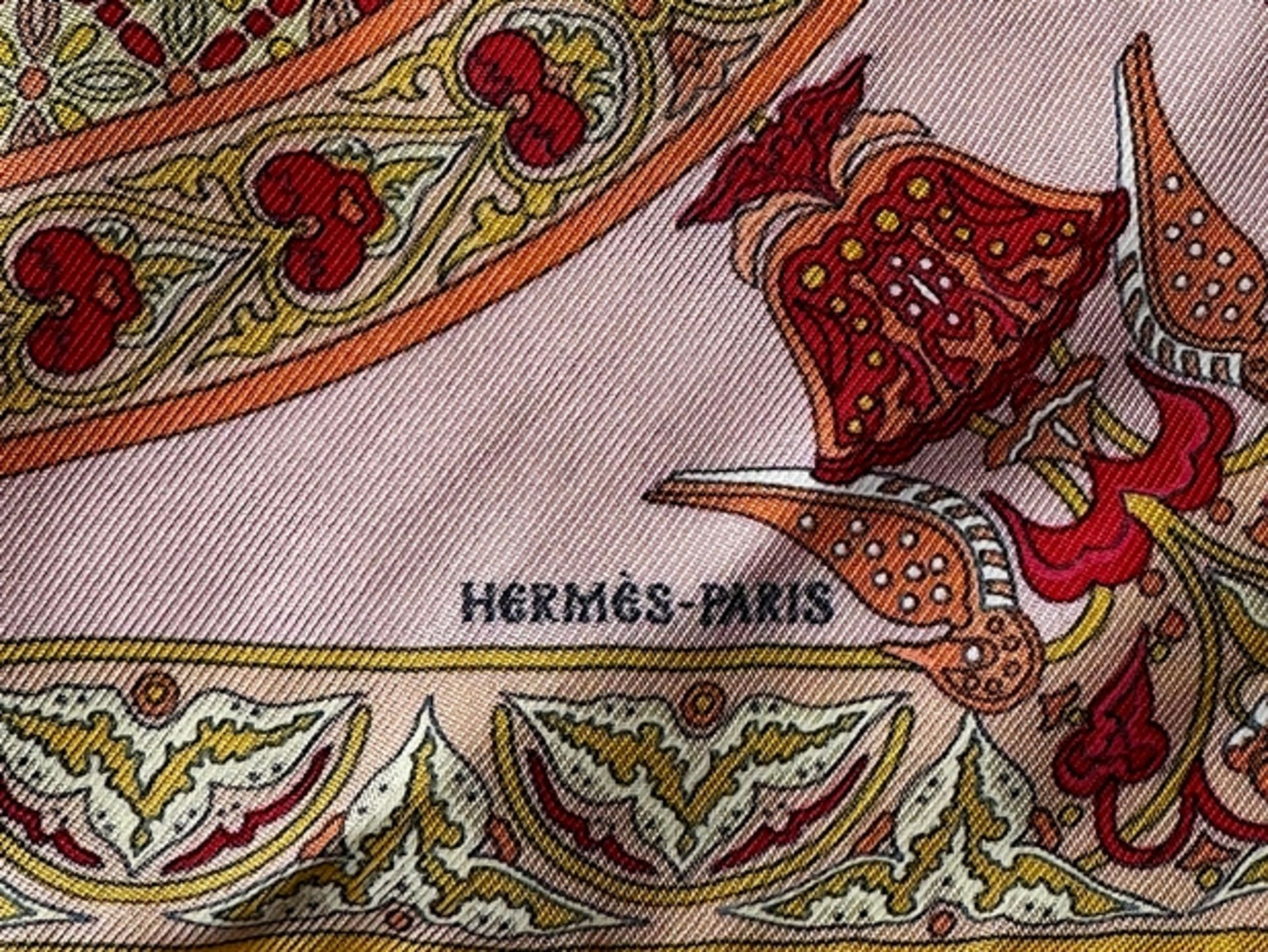 Hermes/HERMÈS HERMÈS Carré "Ciels Byzantins", Paris, Frankreich, Seide, bezeichnet" J. Abadie, HERM - Bild 3 aus 3