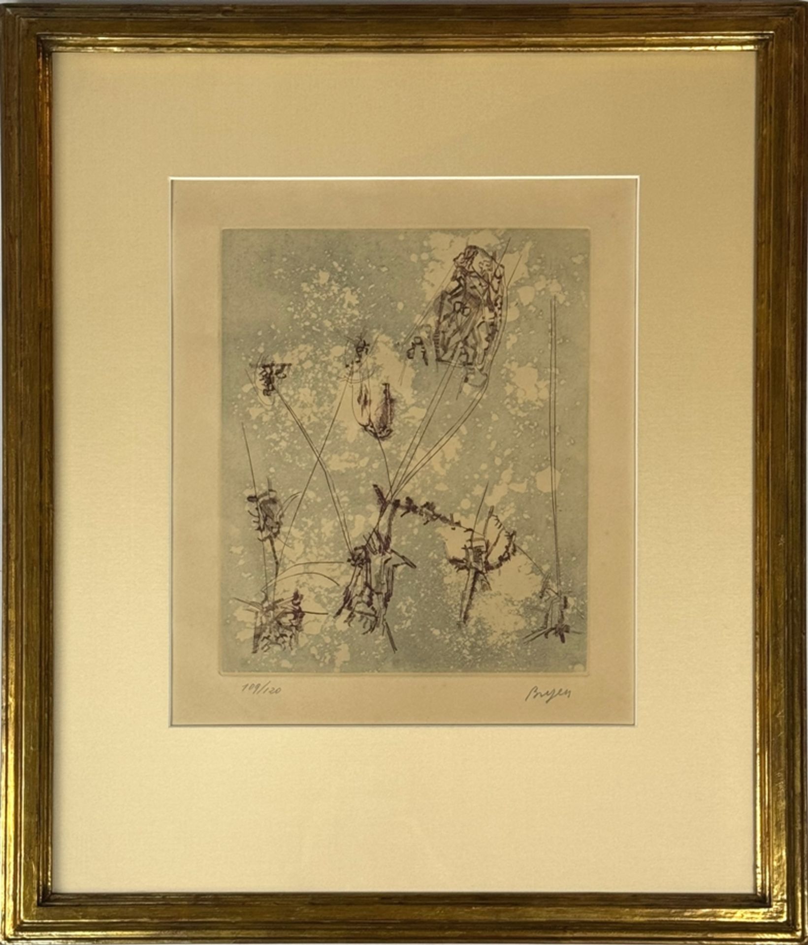 Bryen, Camille (1907 Nantes - 1977 Paris) untitled, colour etching, signed by hand lower right, cop - Image 2 of 3