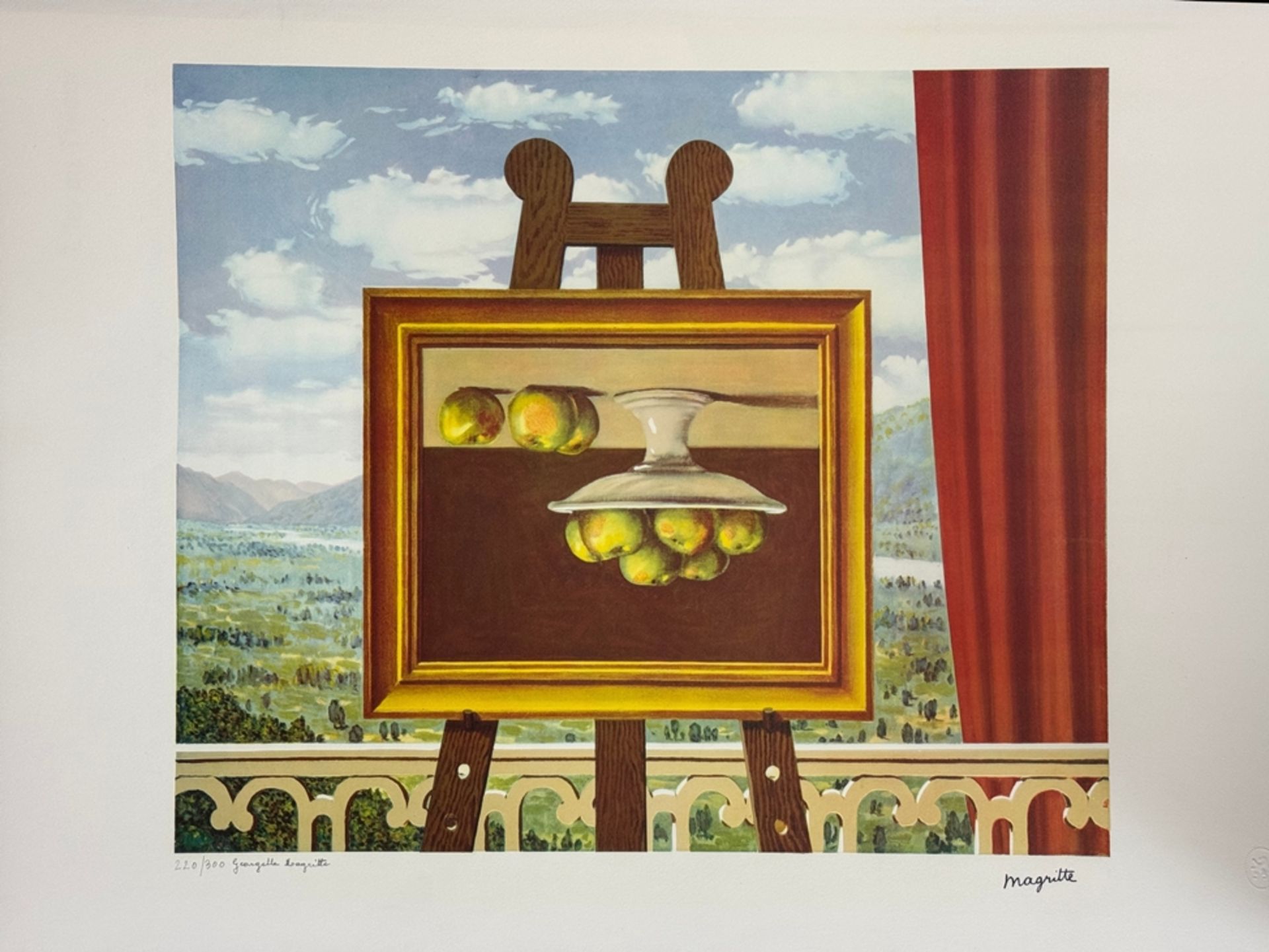 Magritte, René (1898 Lessines - 1967 Schaerbeek) after, "La Philosophie et la Peinture", portfolio  - Image 5 of 8