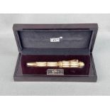 Montblanc fountain pen "Pope Julius II", limited edition 1553/4810, piston fountain pen with 750/18