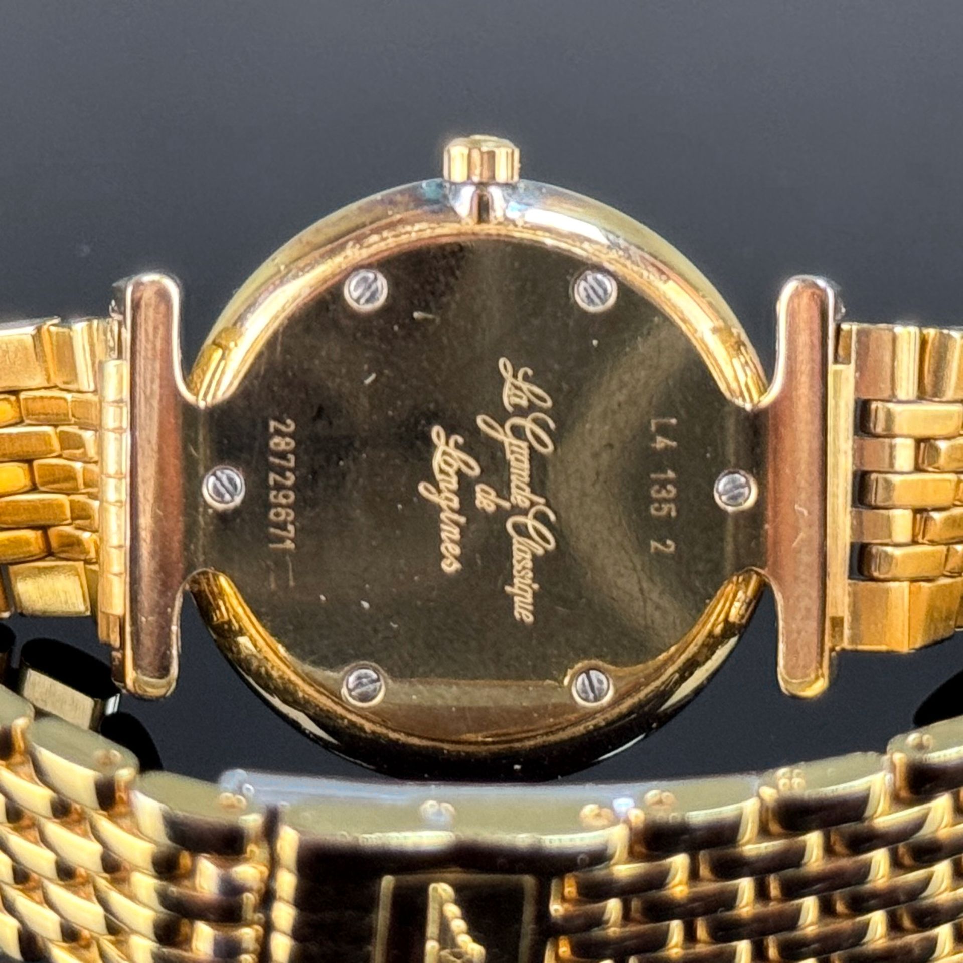 Wristwatch, Longines "La grande classique", gold-plated steel, reference L4.135.2, movement no. 287 - Image 3 of 3