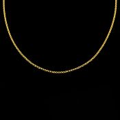 Kugelkette, 333/8K Gelbgold (punziert), 11,17g, Karabinerverschluss, Länge Kette 70cm