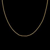 Halskette, 333/8K Gelbgold (punziert), 2,29g, Ringverschluss, Länge ca. 50cm