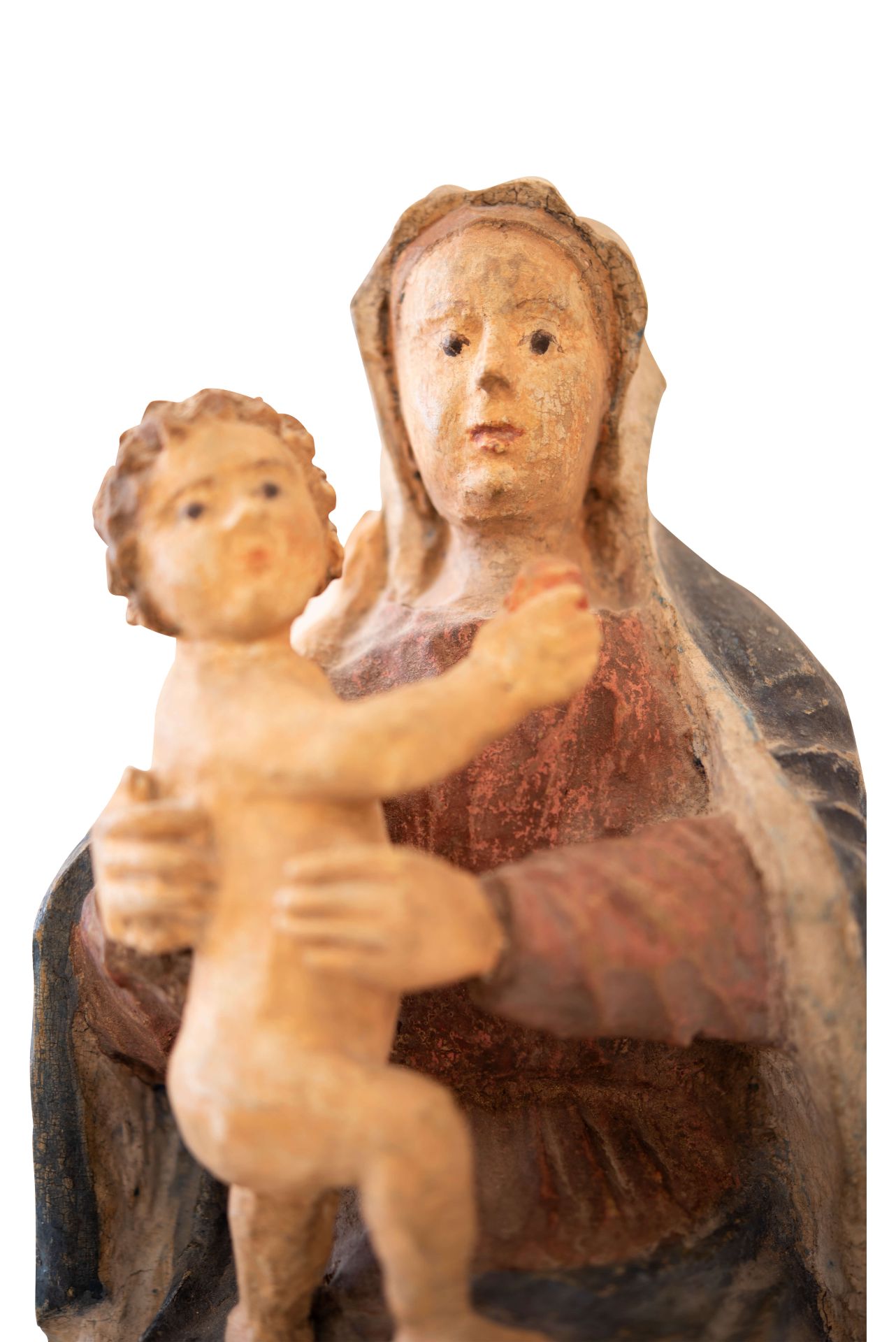 Unbekannter Künstler Gottesmutter mit Kind  |Unknown Artist Mother of God with Child - Bild 3 aus 5
