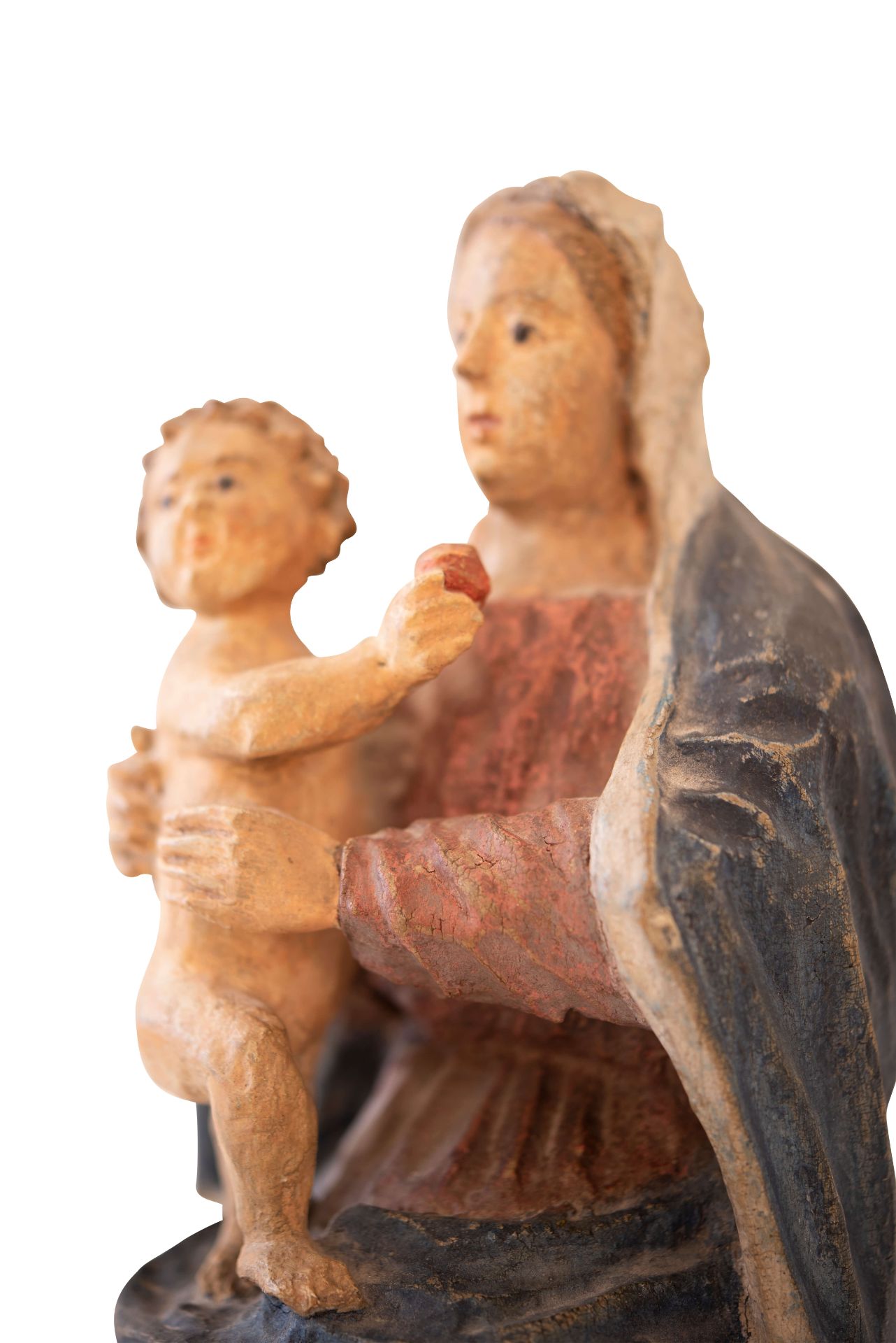 Unbekannter Künstler Gottesmutter mit Kind  |Unknown Artist Mother of God with Child - Bild 4 aus 5