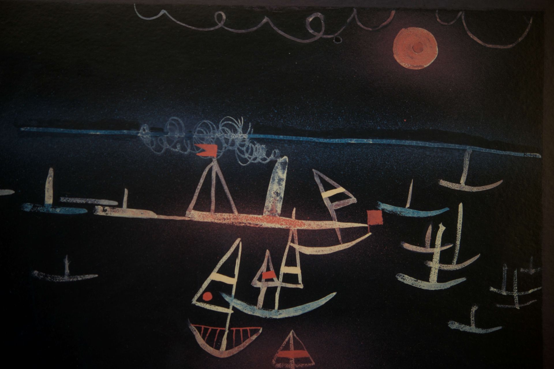 Paul Klee Kunstdruck "La Flotille im kalten Morgen" |Paul Klee Art Print "La Flotilla in the Cold Mo - Image 2 of 5