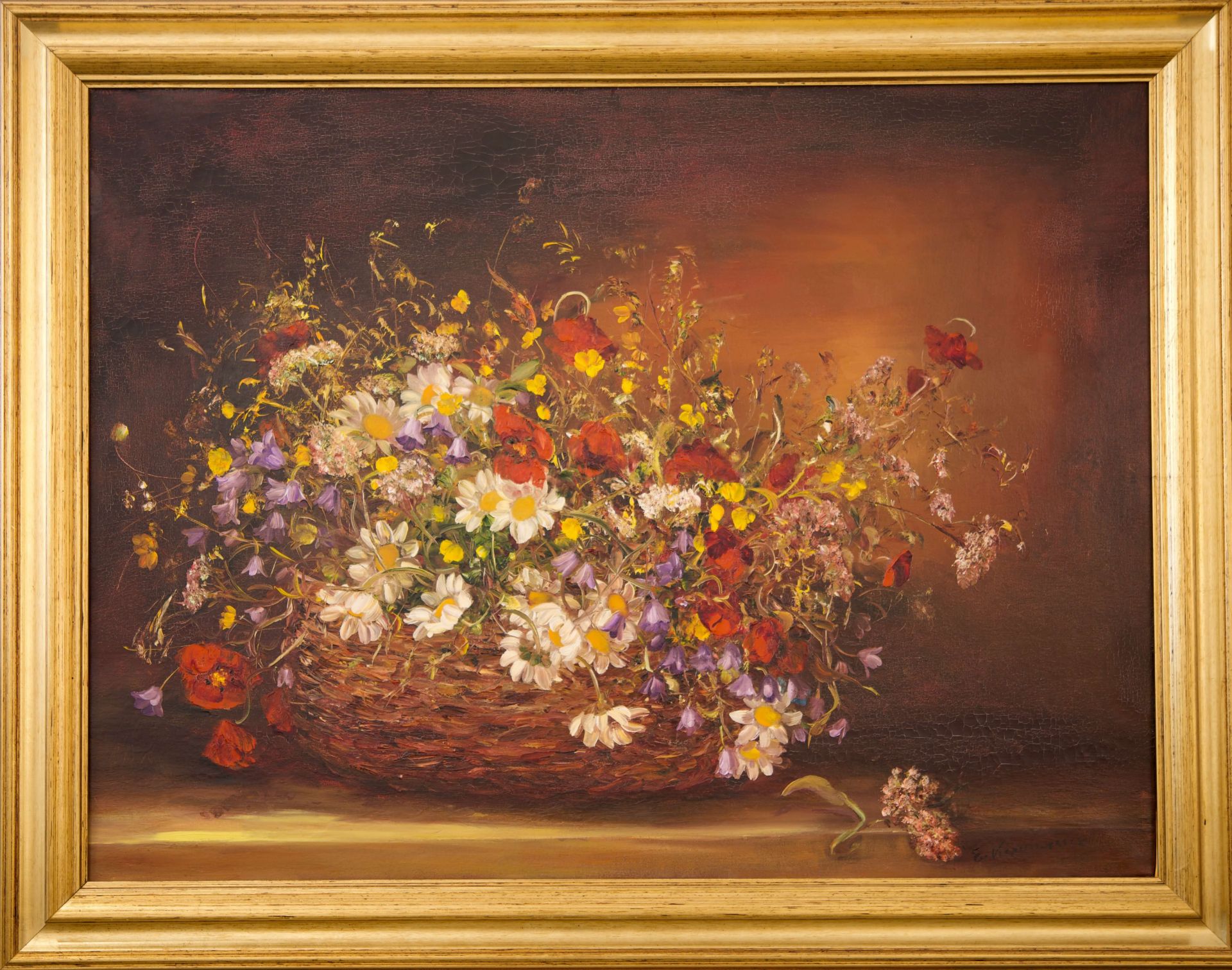 Erika Kornmesser 1934 Blumenstillleben |Erika Kornmesser 1934 Still Life with Flowers