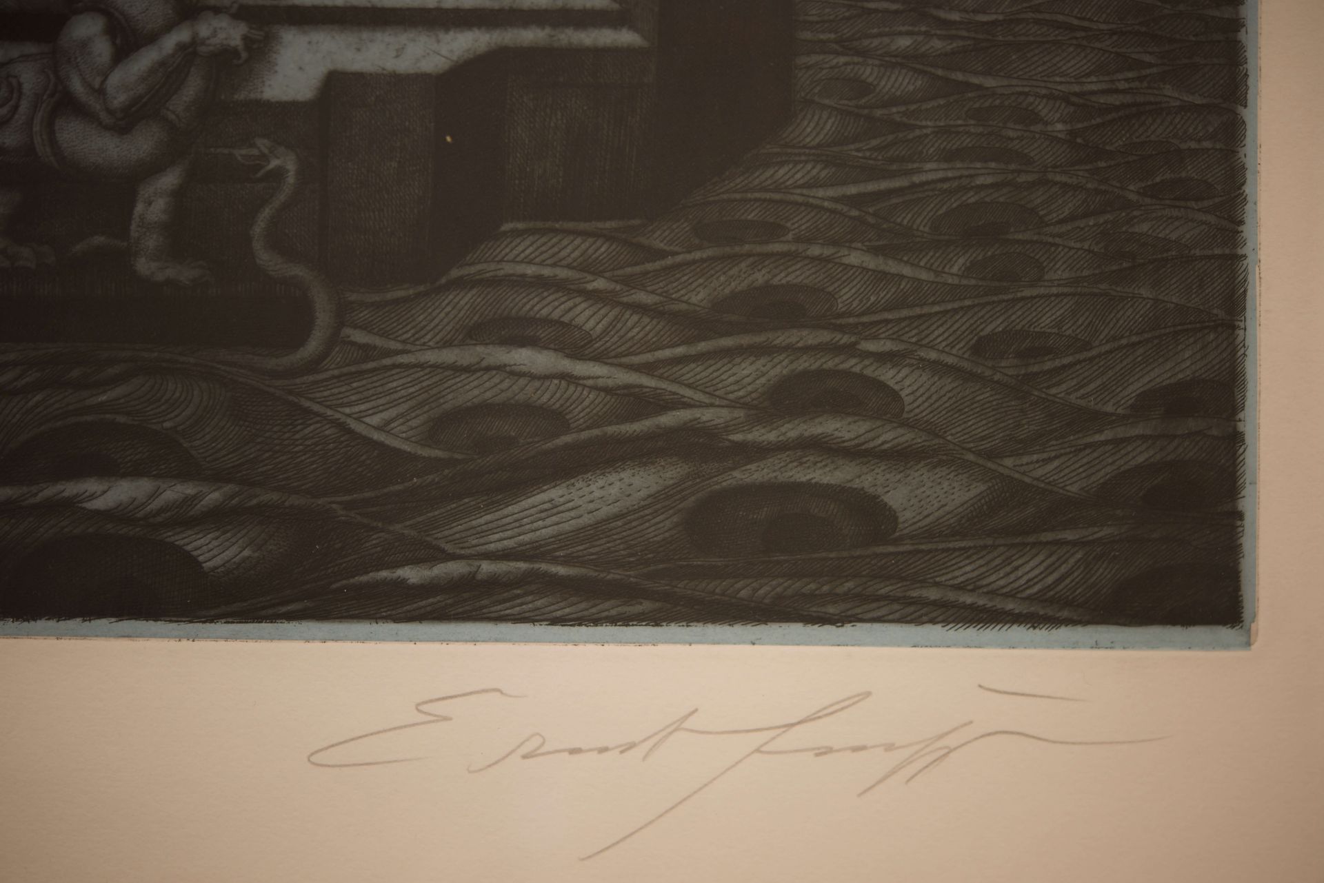 Ernst Fuchs * 1930-2015, Venus auf der Insel des Todes |Ernst Fuchs *  1930-2015 Venus on the Island - Bild 4 aus 5
