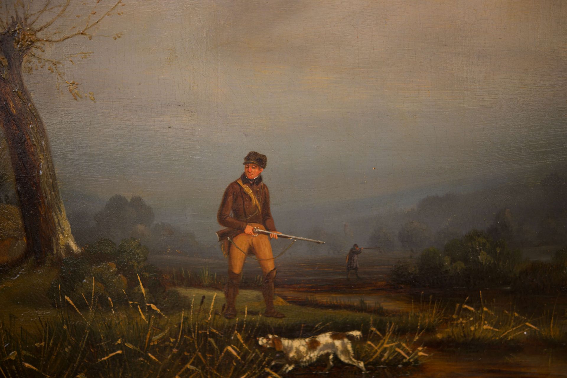 A. Délious Auf der Jagd, Jäger mit Hund |A. Délious On the Hunt, Hunter with Dog - Image 3 of 5