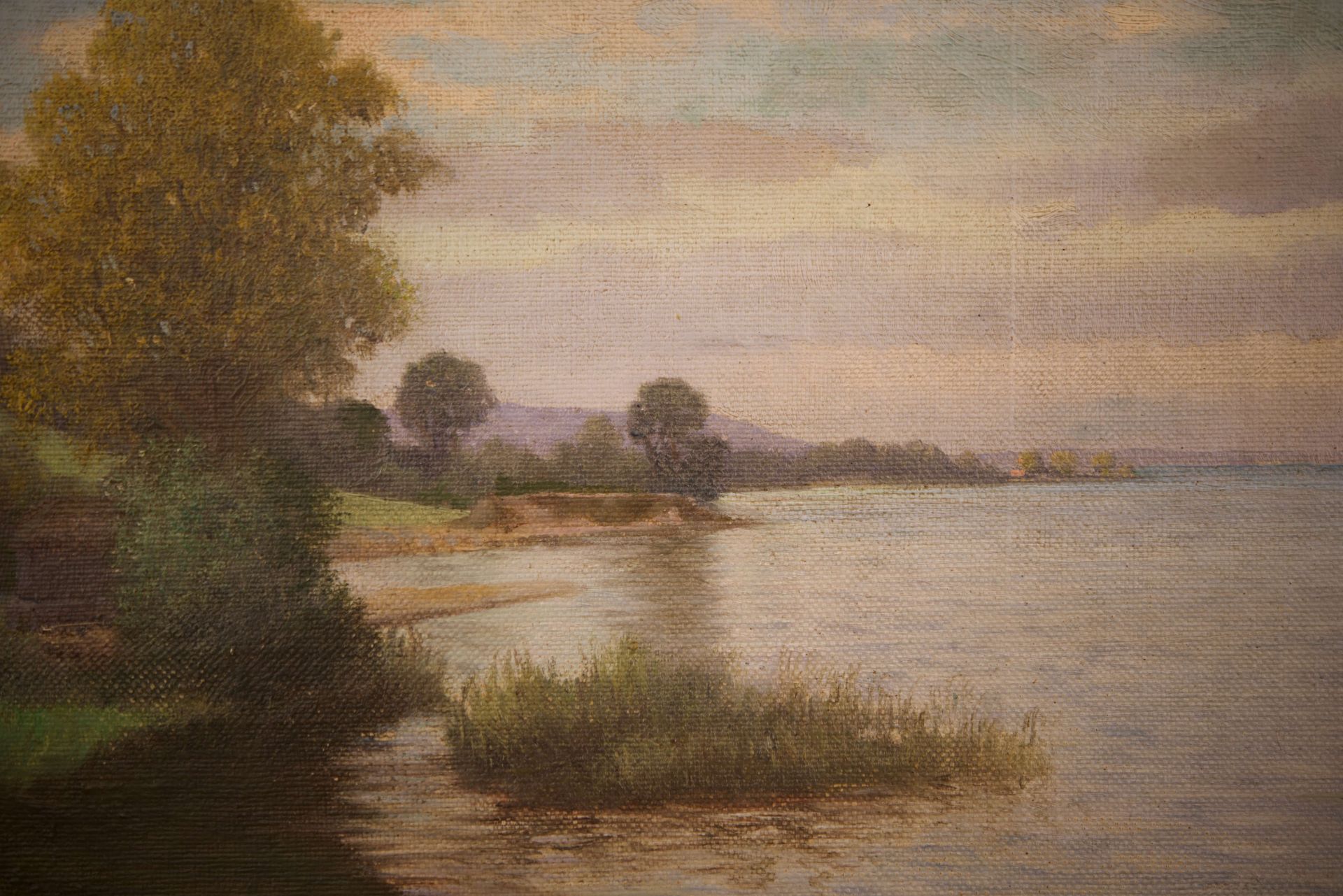 Karl M. Schuster* 1871-1953 Flusslandschaft |Karl M. Schuster* 1871-1953 River Landscape - Image 2 of 4