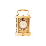 Halcyon Days ovale Uhr mit Griff |Halcyon Days Oval Clock with Handle