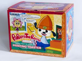 PARAPPA THE RAPPER SPACE AGE PRINTING TOASTER PLAYSTATION PS1 VIDEO GAME MERCHANDISE VACUUM RECORDS