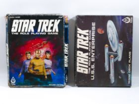 STAR TREK THE ROLE PLAYING GAME FASA VINTAGE SCIENCE FICTION SPACESHIP RPG BOOK LOT USS ENTERPRISE