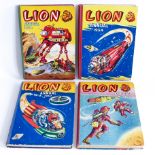 LION ANNUAL LOT 1950'S VINTAGE DAN DARE ADVENTURE OUTER SPACE TOY ROBOT ASTRONAUT BRITISH COMIC BOOK