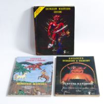 ADVANCED DUNGEONS & DRAGONS AD&D MONSTER MANUAL PLAYERS HANDBOOK VINTAGE ROLE PLAYING BOOKS RPG TSR