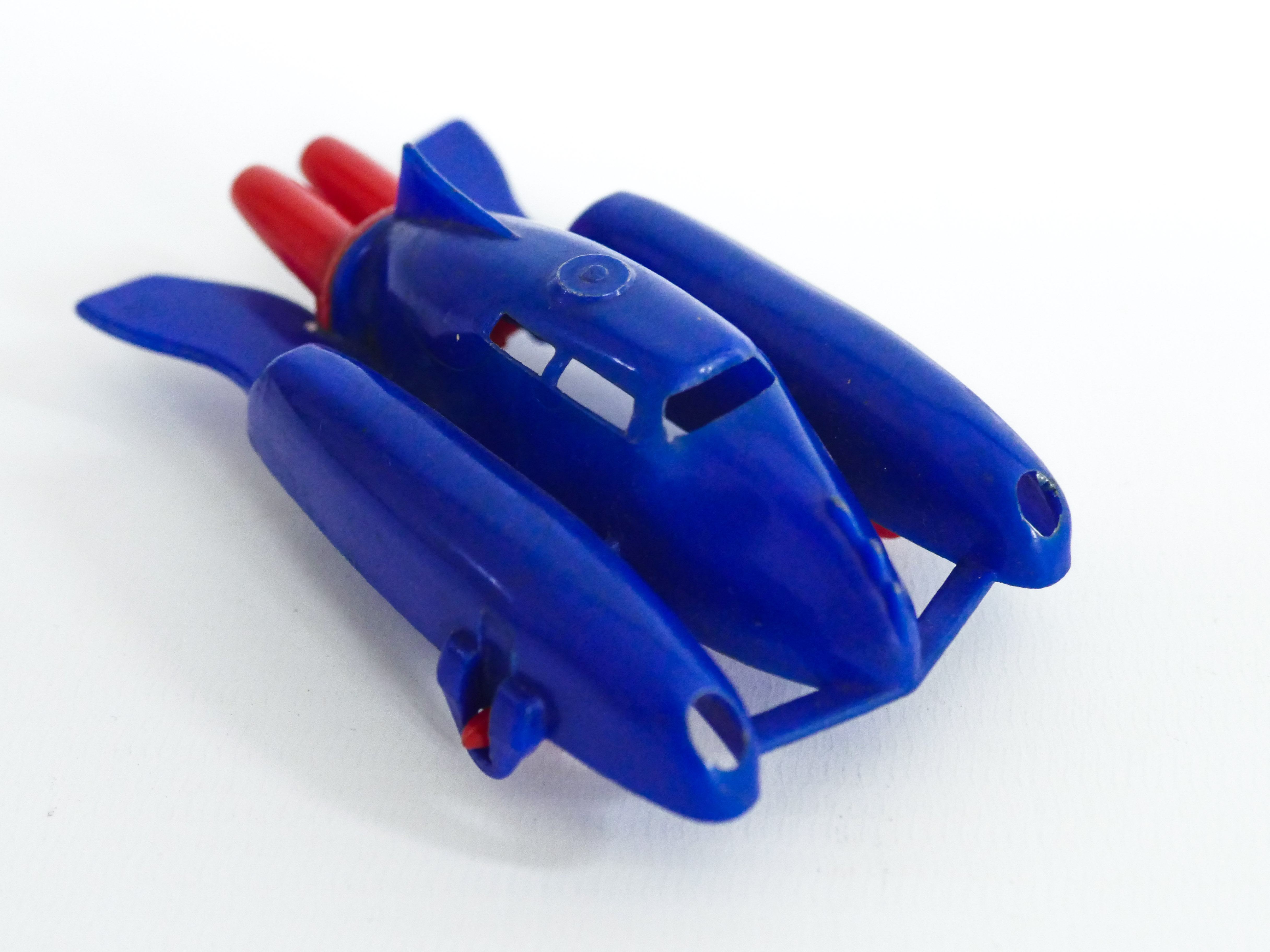 KLEEWARE TUDOR ROSE PYRO SPACESHIP ROCKET CAR VINTAGE PLASTIC ROBOT SPACE TOY ENGLAND