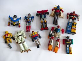 POPY BANDAI BULLMARK CHOGOKIN VINTAGE JAPANESE TOY VEHICLE LOT BRAVE RAIDEEN GETTER ROBOT VOLTRON