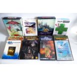 PC IBM COMPUTER VIDEO GAME LOT BIG BOX RETRO VINTAGE SOFTWARE MICROSOFT WINDOWS 95 BULLFROG JAPAN