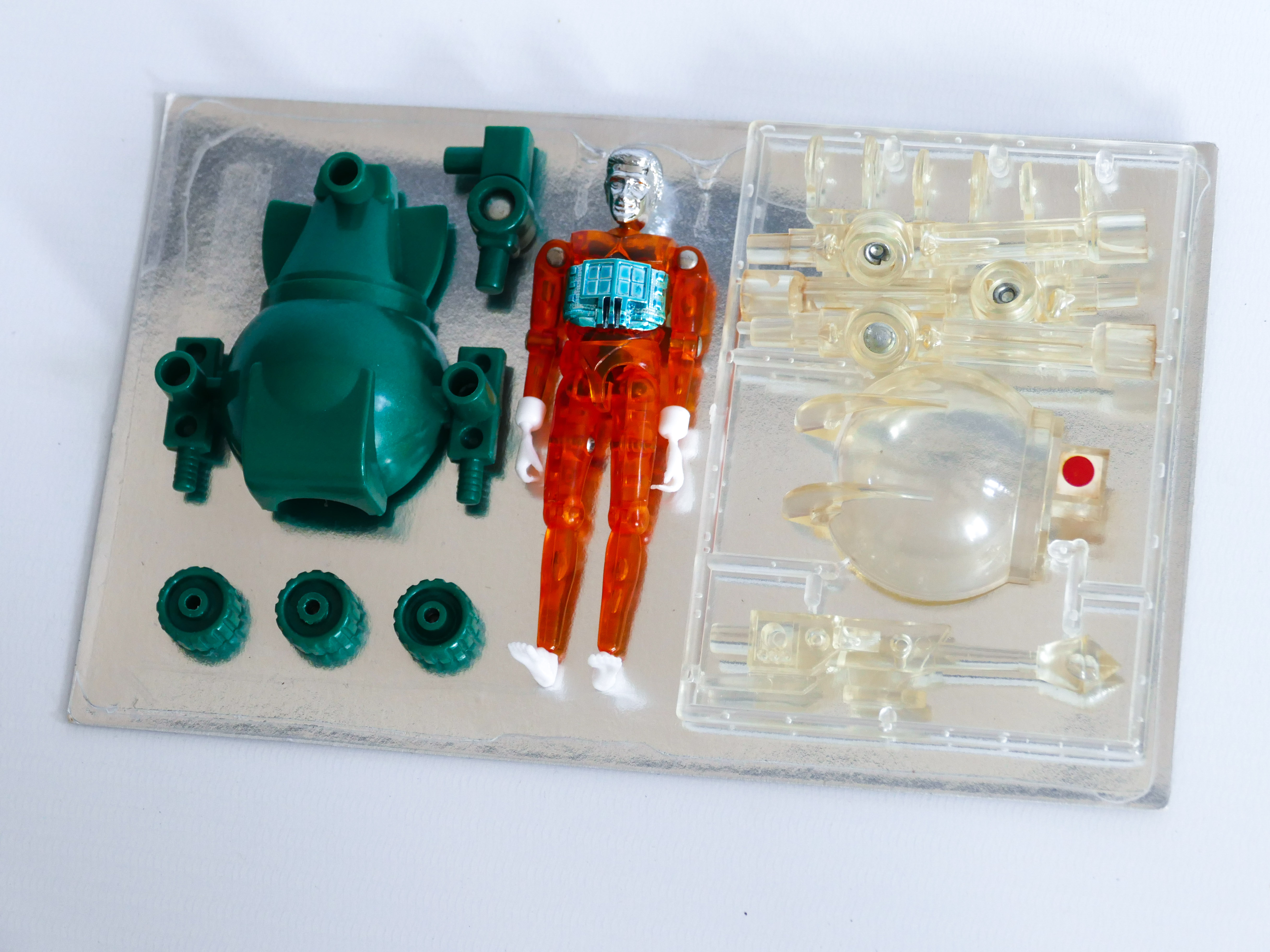 TAKARA MICROMAN ZONE BEAM TRIPLER MICRONAUTS HENSHIN CYBORG VINTAGE ROBOT JAPAN MODEL KIT SPACE TOY - Bild 2 aus 3