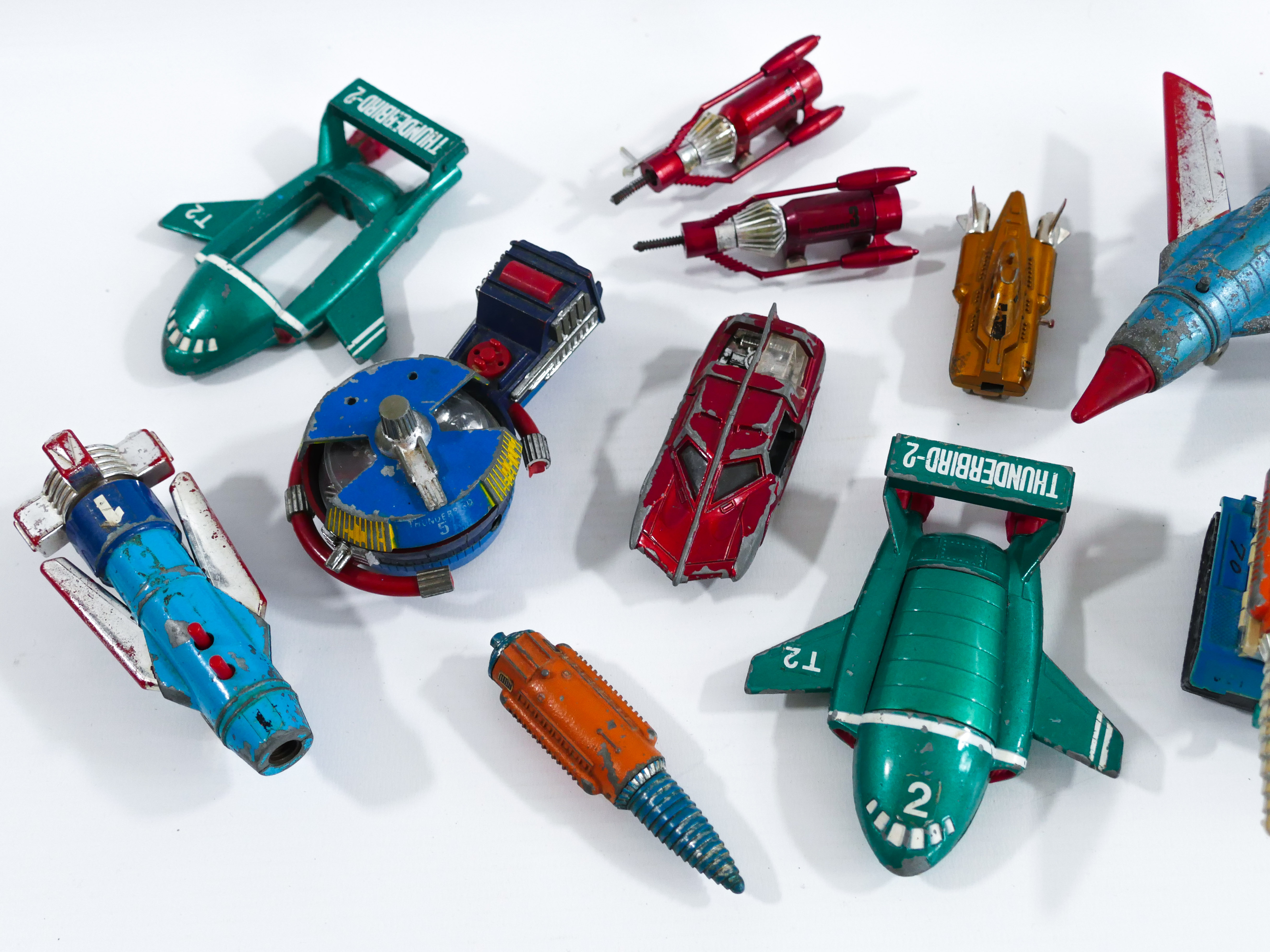 POPY EIDAI GRIP DINKY THUNDERBIRDS TOY VEHICLE LOT GERRY ANDERSON VINTAGE JAPAN SPACESHIP - Image 2 of 3