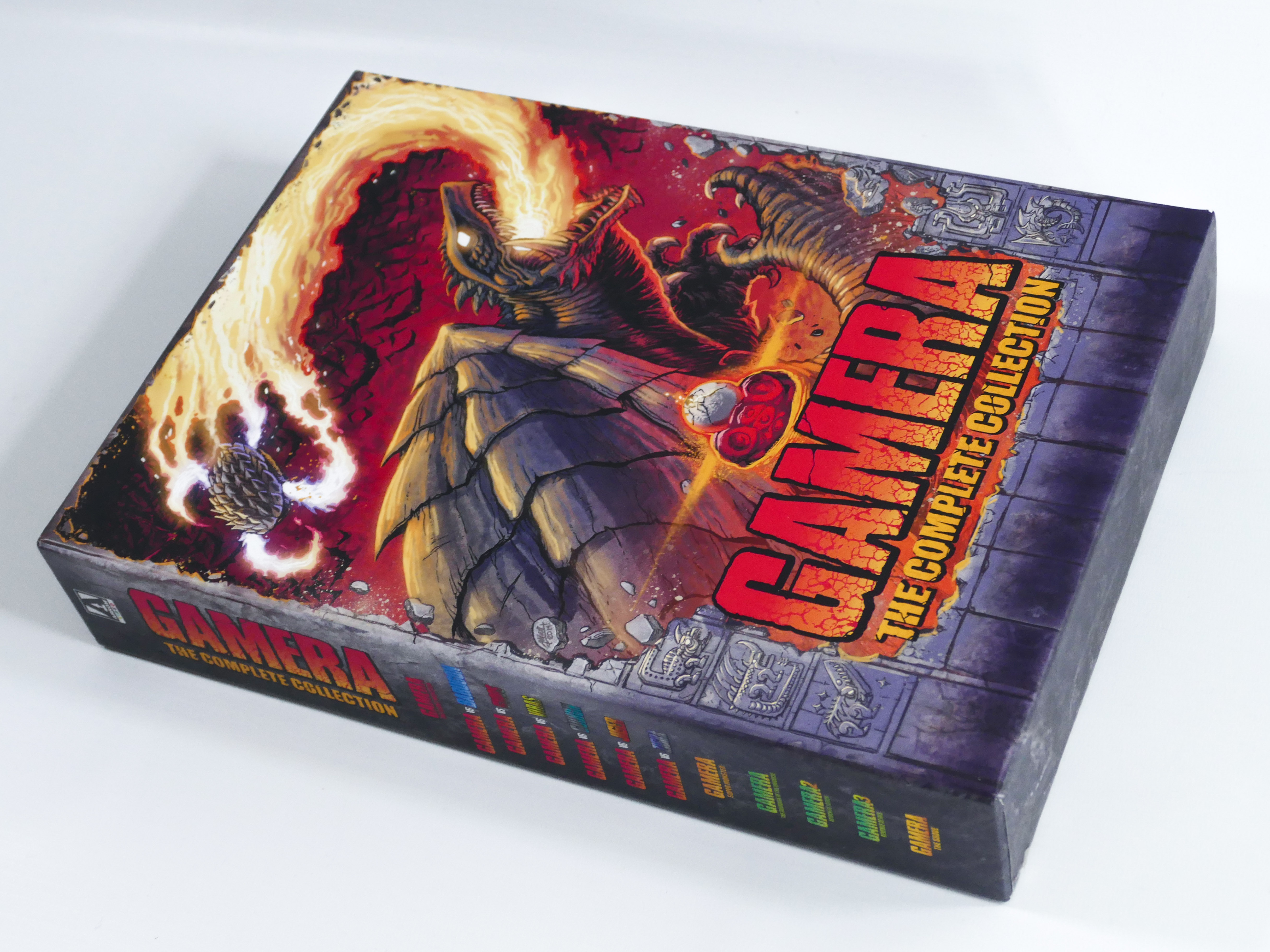 GAMERA THE COMPLETE COLLECTION ARROW FILMS BLU RAY COLLECTORS EDITION BOXSET COMIC BOOK KAIJU JAPAN