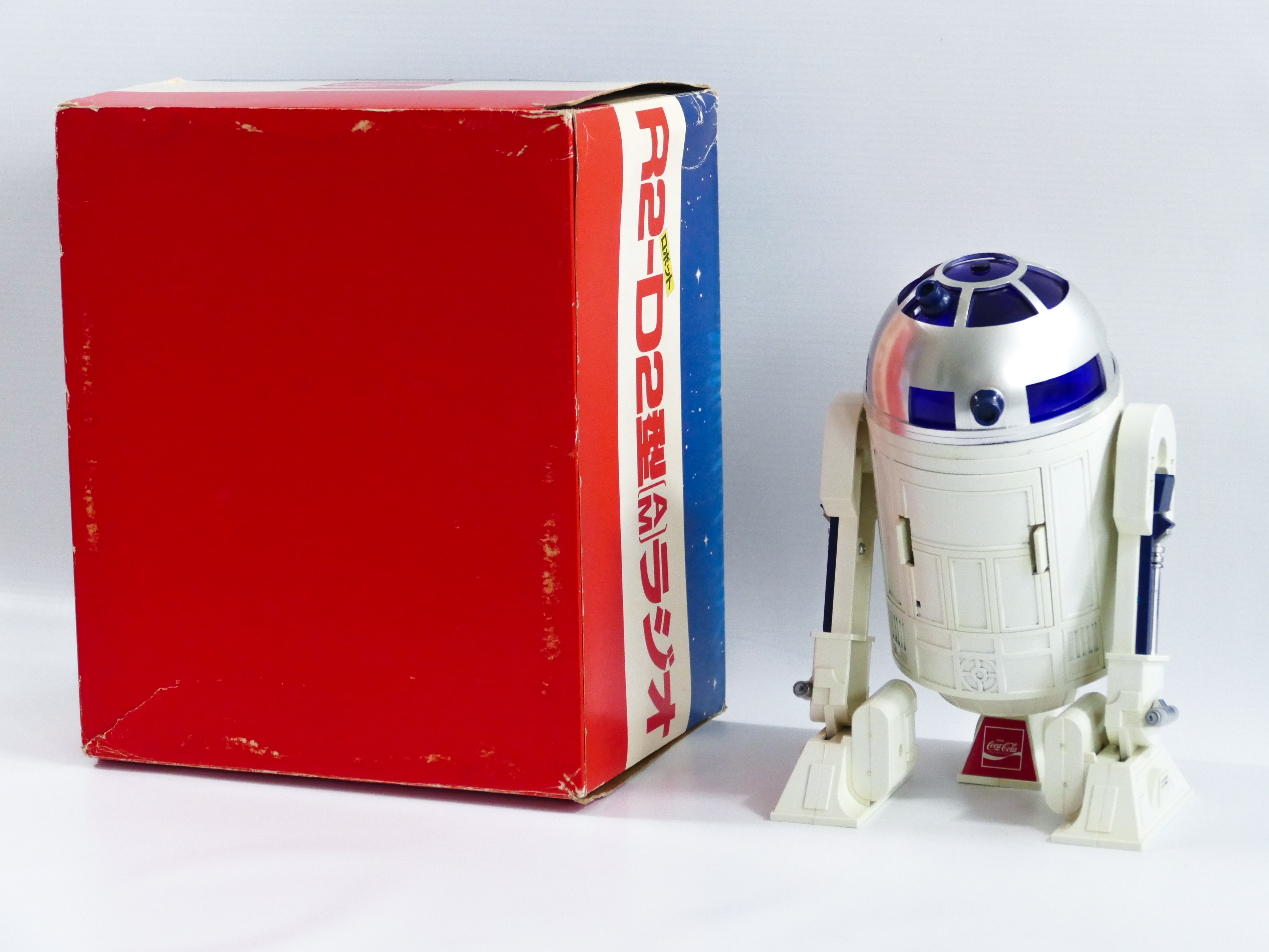 STAR WARS COCA COLA COKE R2D2 ROBOT DROID RADIO JAPAN EXCLUSIVE SCIENCE FICTION VINTAGE SPACE TOY - Image 2 of 2