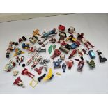 LARGE VINTAGE MIXED LOT CHOGOKIN TOY ROBOT POPY JAPAN 1980s VEHICLES GODAIKIN TIME BOKAN BANDAI