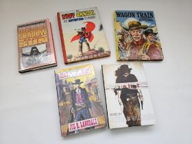 LOT COWBOYS RED INDIANS RICHARD MATHESON SHADOW ON THE SUN ANNUAL GUNSHOT