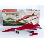 MARX BAC TSR-2 RAF SUPERJET JET AEROPLANE SPACE ROCKET MOTORISED TOY VINTAGE MADE IN ENGLAND