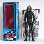 KENNER ALIEN ACTION FIGURE SIGNED IN ORIGINAL BOX WITH POSTER VINTAGE SCI-FI MOVIE MONSTER TOY 1979