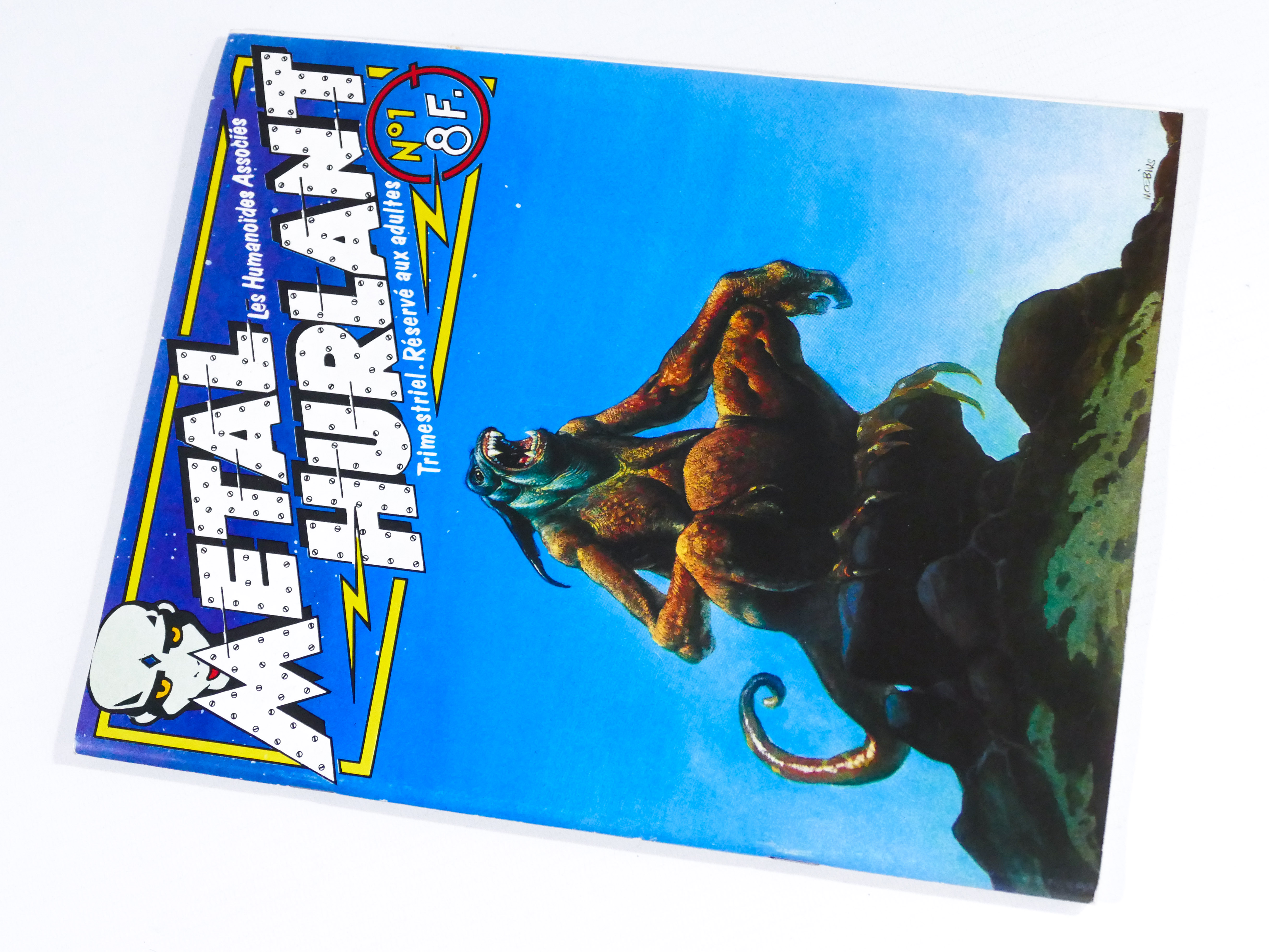 METAL HURLANT #1 HEAVY METAL FRENCH COMIC BOOK GRAPHIC NOVEL SCIENCE FICTION SCI-FI UNREAD NEAR MINT