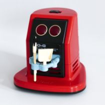 TOMY SO-G DUSTBOT HOME ROBOT DESK HOOVER RED EDITION JAPANESE EXCLUSIVE SPACE TOY VINTAGE JAPAN