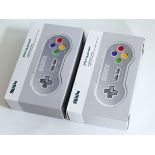 SUPER NINTENDO ENTERTAINMENT SYSTEM SNES WIRELESS GAMEPADS CONTROLLERS 8BITDO VIDEO COMPUTER GAME