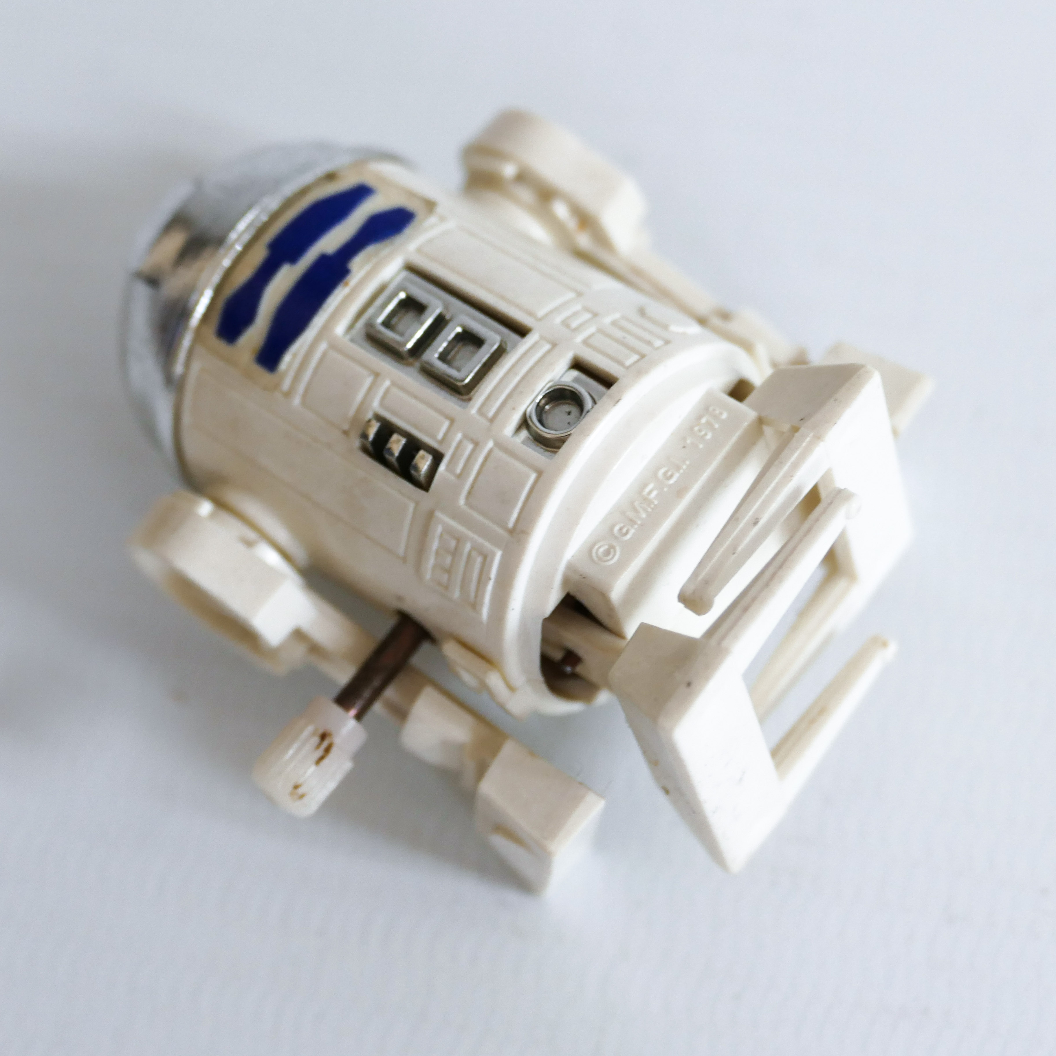 STAR WARS R2D2 WIND UP ACTION FIGURE TAKARA KENNER JAPAN VINTAGE ROBOT DROID 1977 SCIENCE FICTION - Image 4 of 4