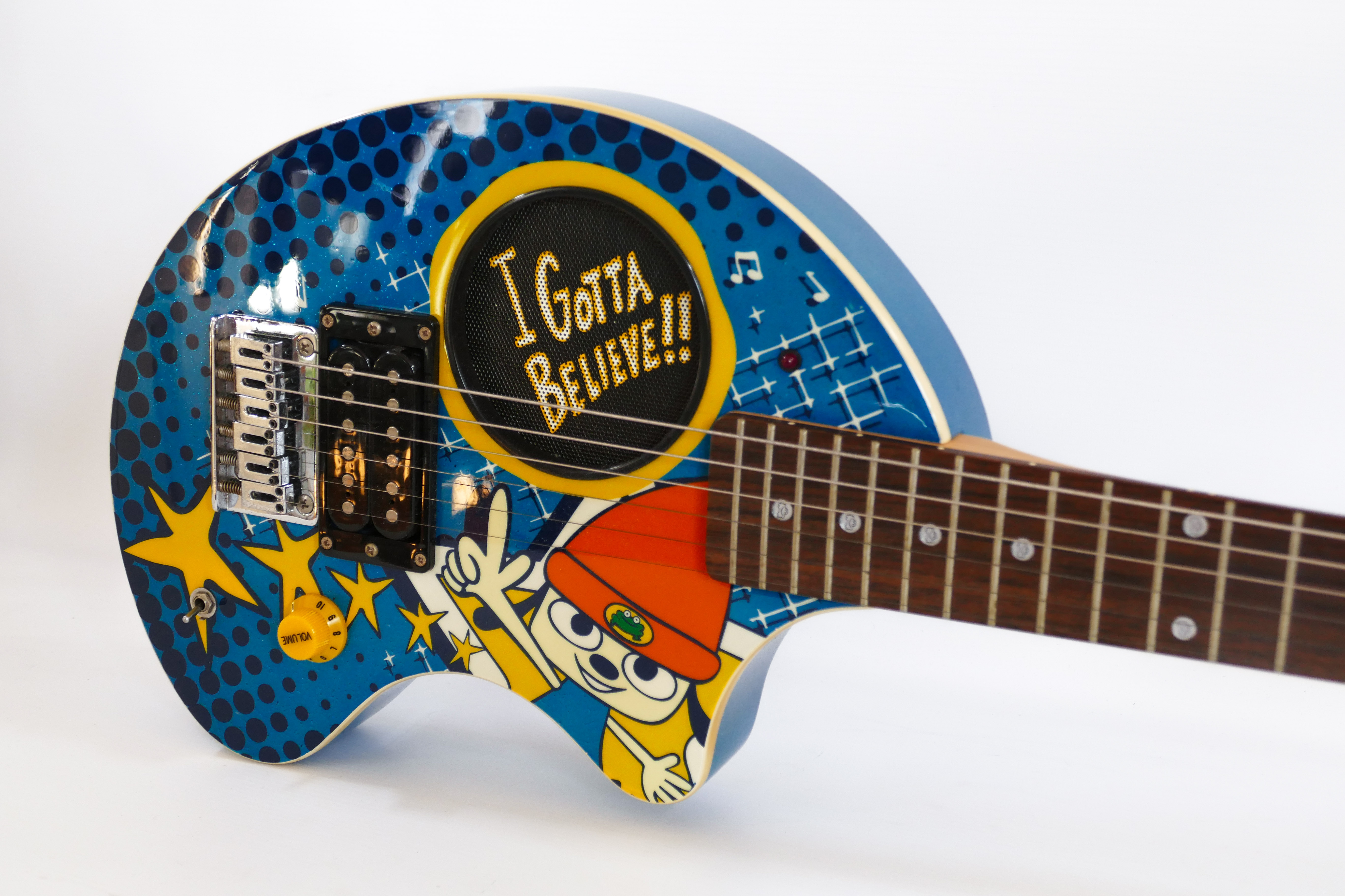 PARAPPA THE RAPPER ELECTRIC GUITAR FERNANDES PLAYSTATION PS1 VIDEO GAME MERCHANDISE VACUUM RECORDS - Image 3 of 4