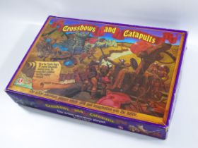 CROSSBOWS AND CATAPULTS THE ACTION ADVENTURE PLAYSET LAKESIDE MEDIEVAL WARGAME BOARD GAME VINTAGE