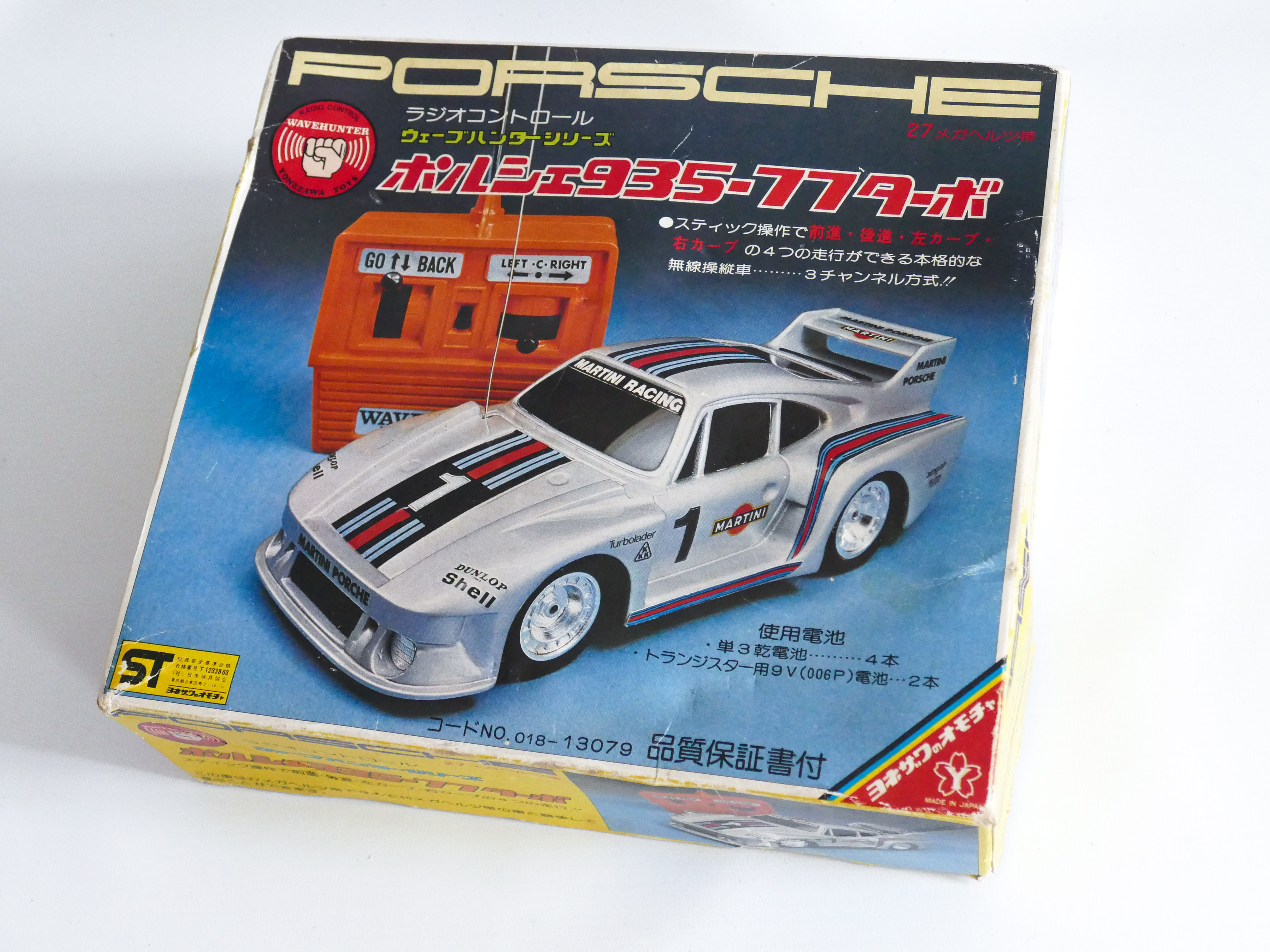 YONEZAWA PORSCHE 935 77 REMOTE CONTROL CAR RC VINTAGE TAIYO TAMIYA MIDORI JAPAN