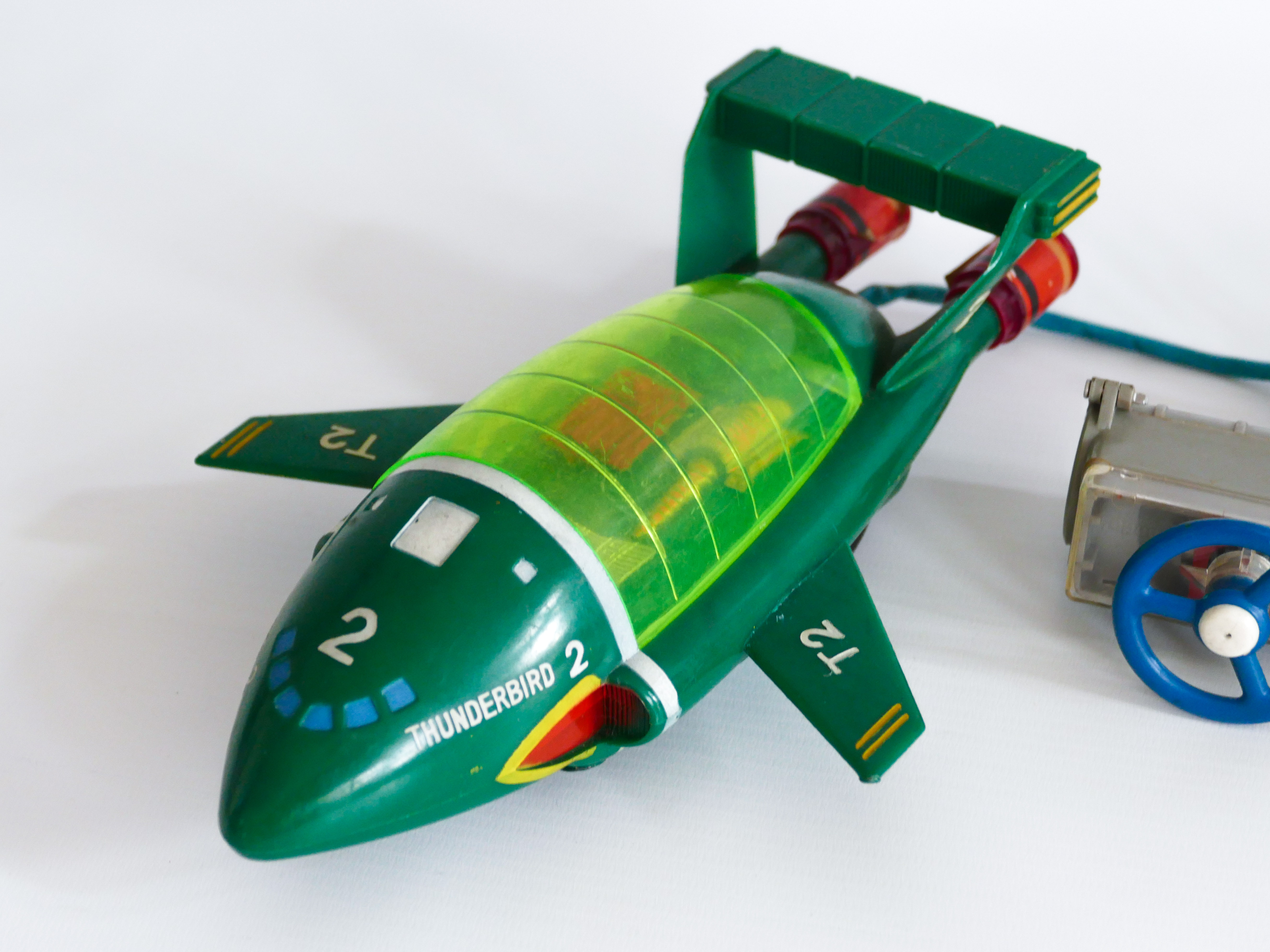 BANDAI THUNDERBIRD 2 REMOTE CONTROL SPACE SHIP THUNDERBIRDS GERRY ANDERSON VINTAGE SPACE TOY JAPAN - Image 3 of 3