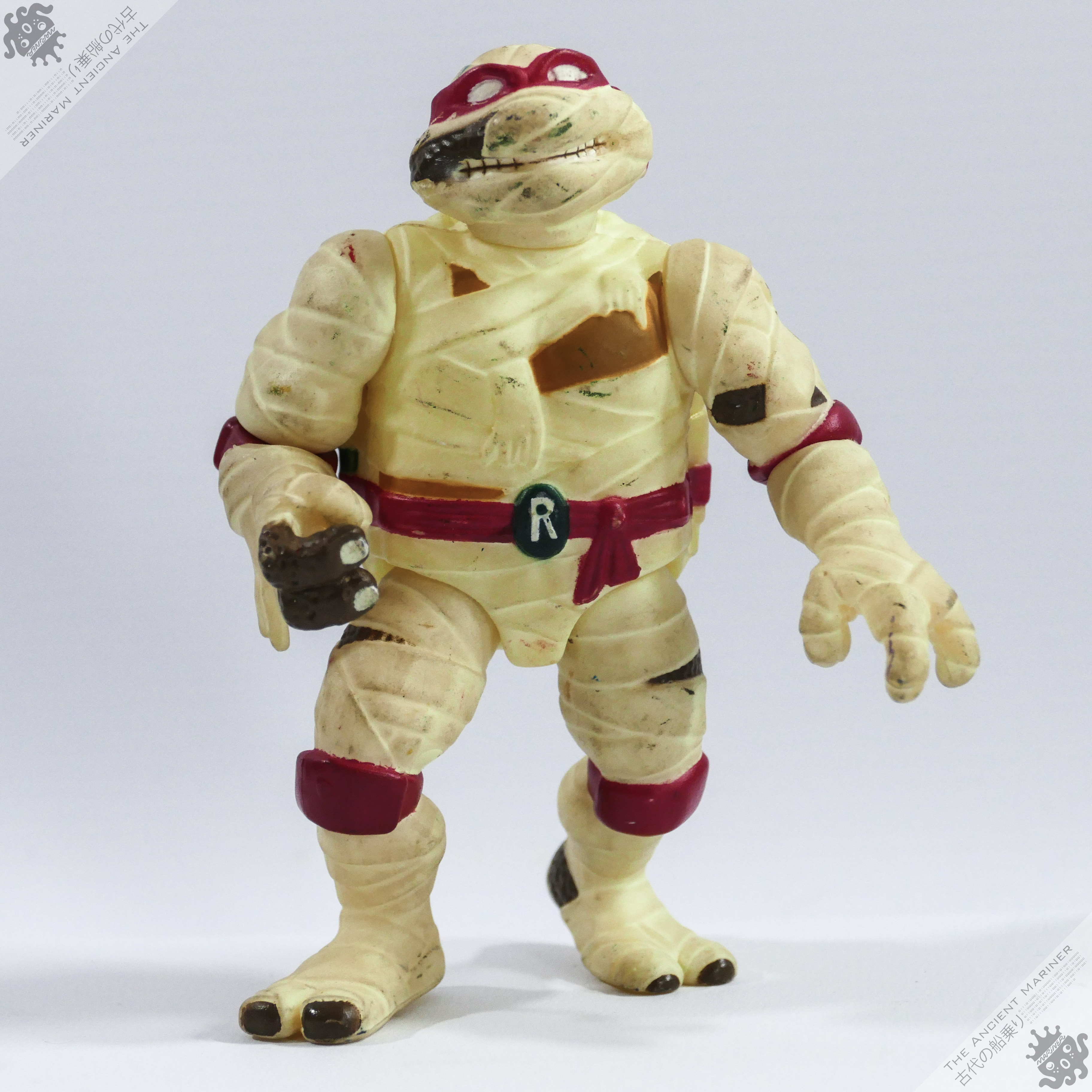 PLAYMATES TEENAGE MUTANT NINJA TURTLES TMNT RAPH AS THE MUMMY UNIVERSAL STUDIOS MONSTERS VINTAGE