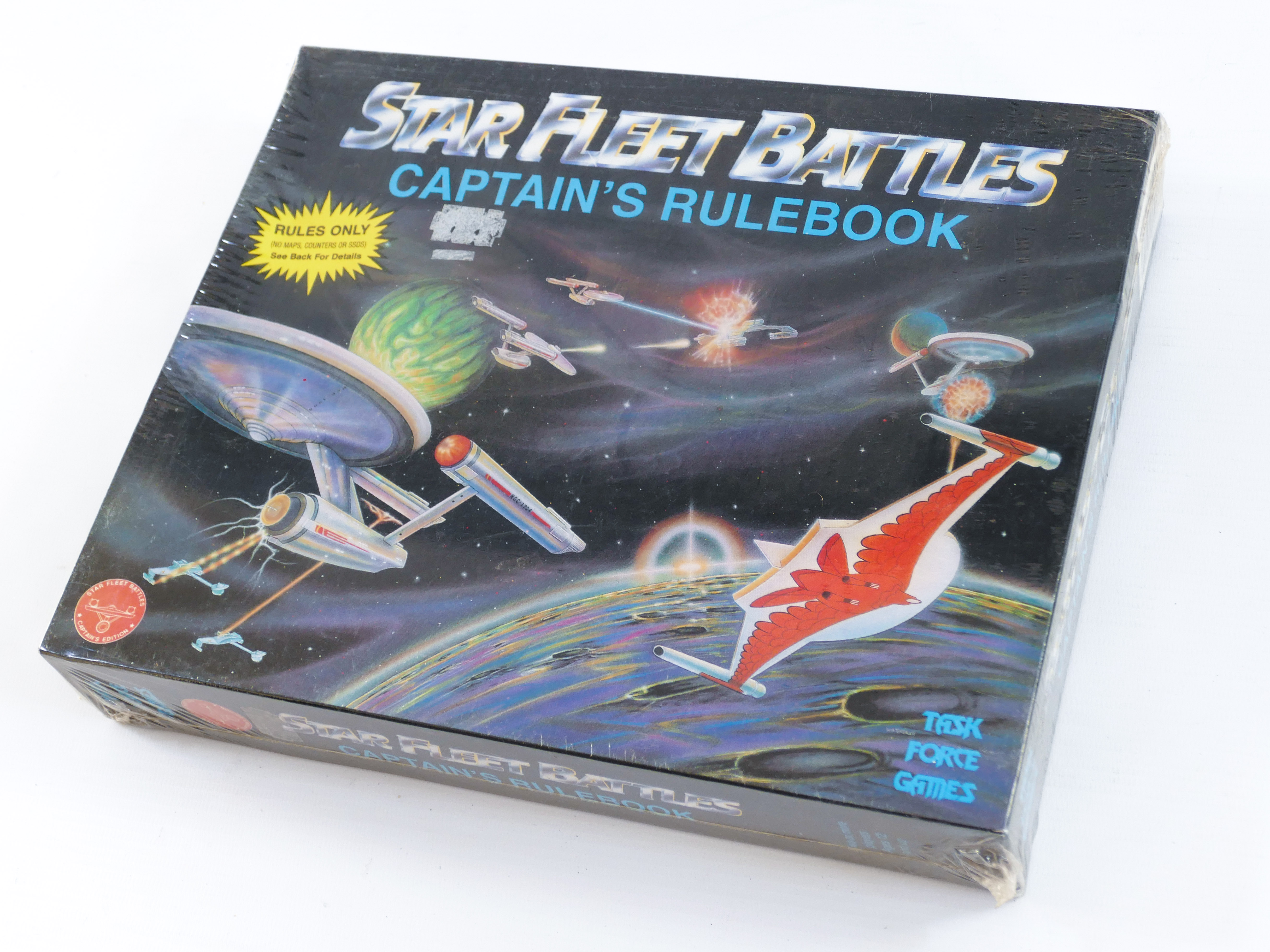 STAR FLEET BATTLES CAPTAINS RULEBOOK TASK FORCE GAMES STAR TREK VINTAGE SCI-FI ROLE PLAYING GAME RPG