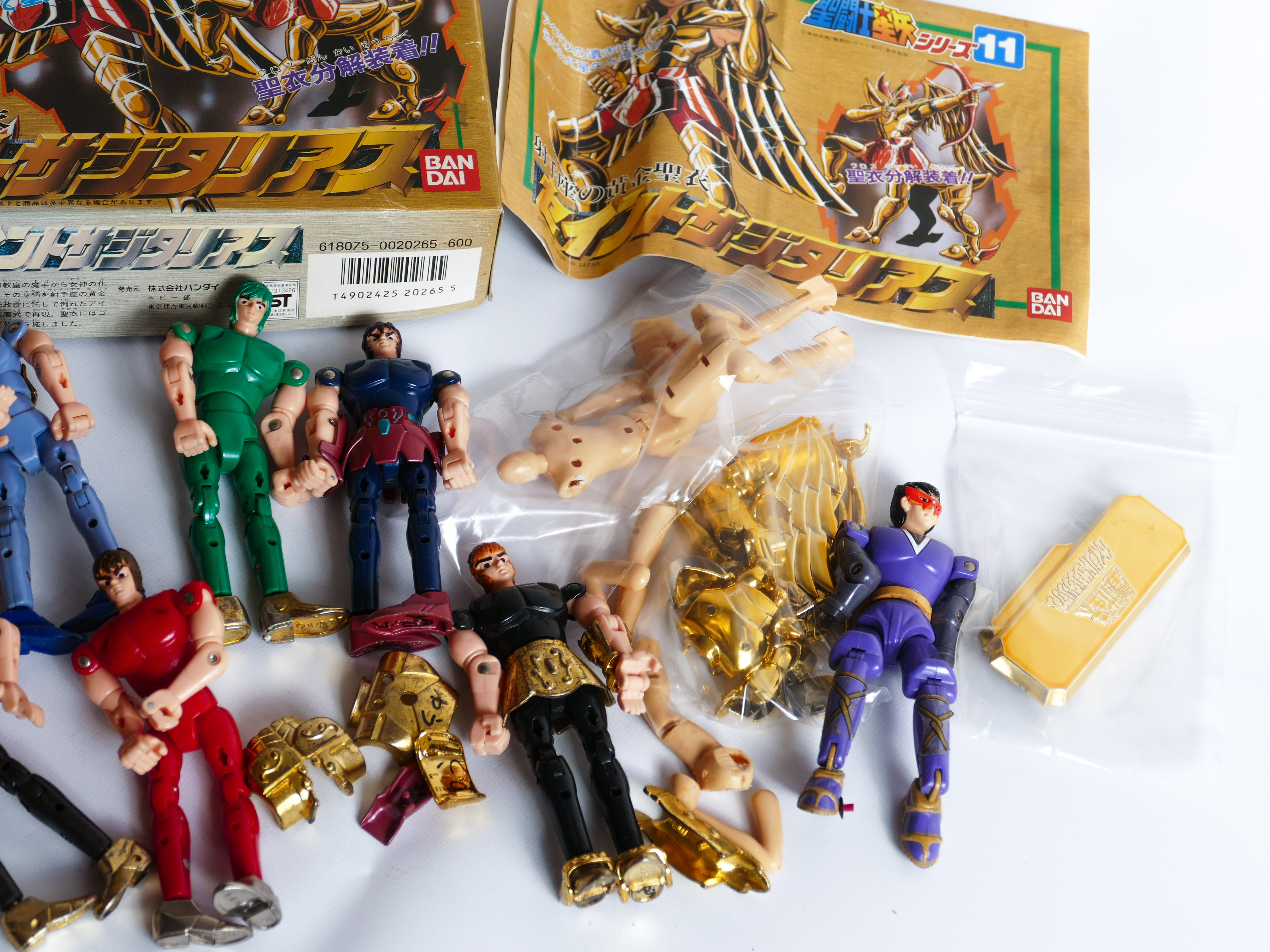 BANDAI SAINT SEIYA KNIGHTS OF THE ZODIAC RETRO ACTION FIGURE LOT VINTAGE JAPAN - Image 2 of 3