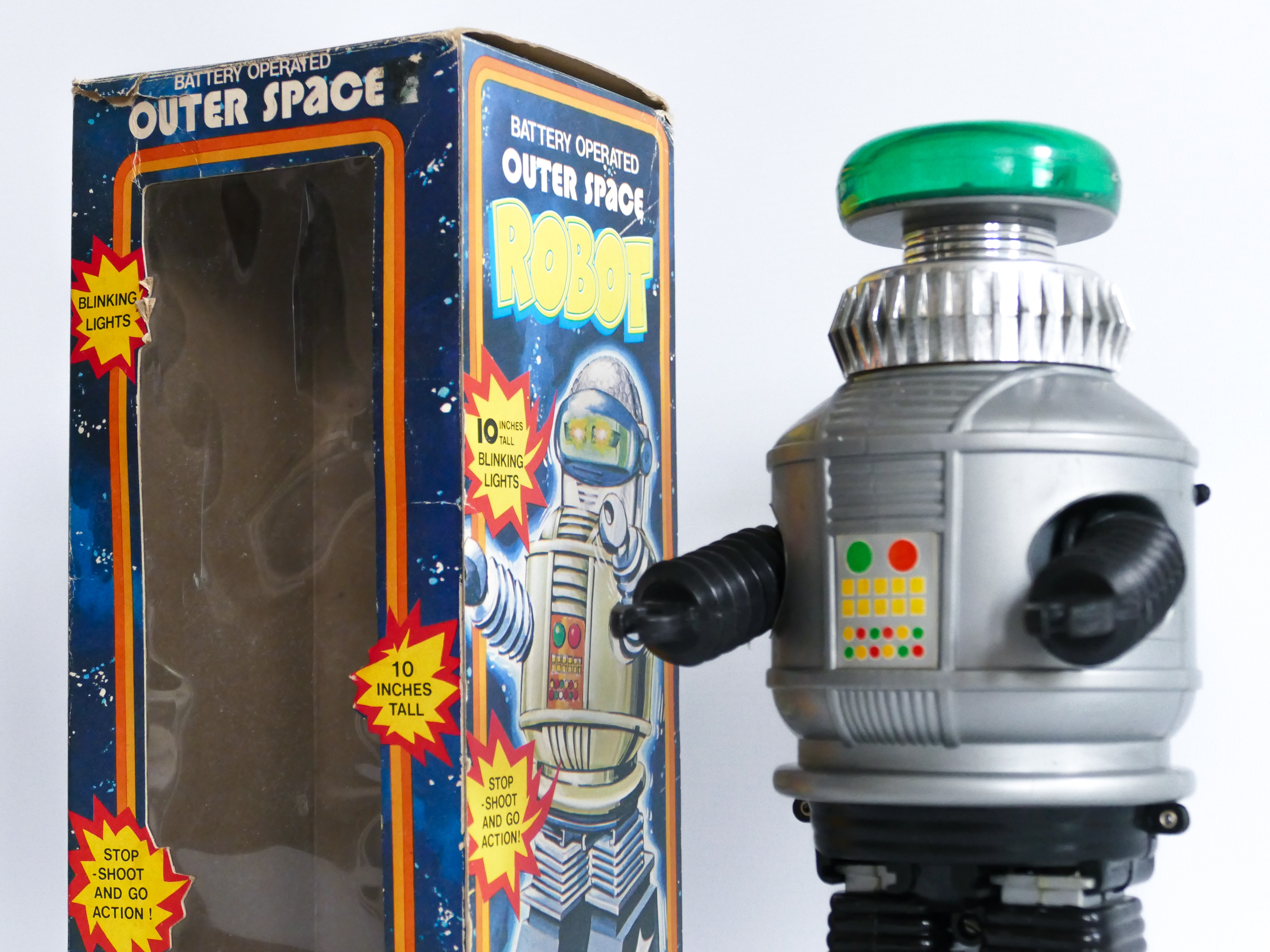 AHI HORIKAWA YONEZAWA MASUDAYA OUTER SPACE ROBOT VINTAGE LOST IN SPACE HONG KONG ROBBY THE ROBOT - Bild 5 aus 5