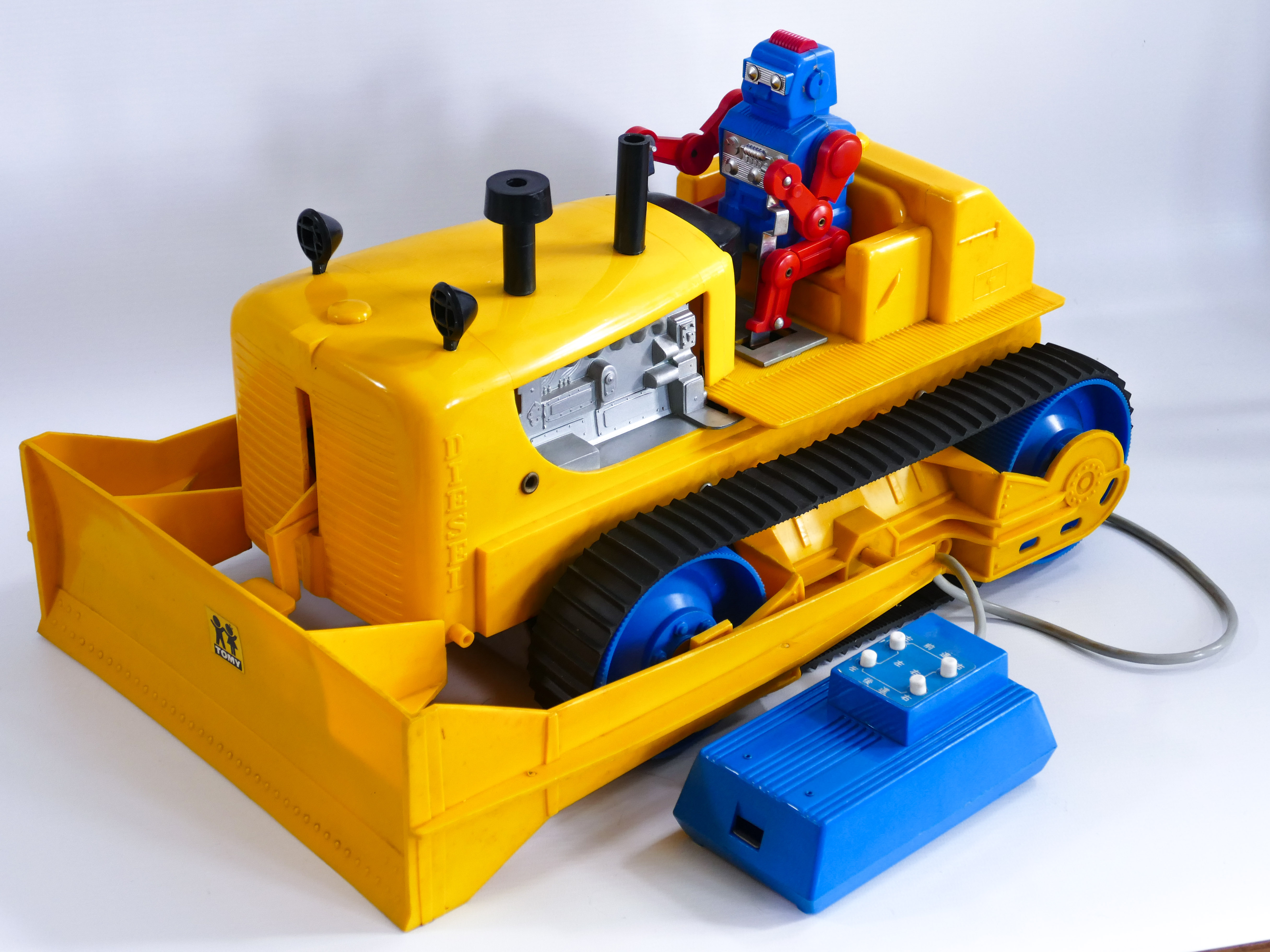 TOMY GIANT ROBOT BULLDOZER TRACTOR NOMURA HORIKAWA MASUDAYA VINTAGE SPACE TOY JAPAN - Image 2 of 3