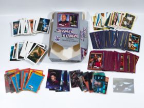 STAR TREK OFFICIAL TRADING CARDS THE NEXT GENERATION TNG LOT VINTAGE COLLECTIBLE CARD GAME SCI-FI
